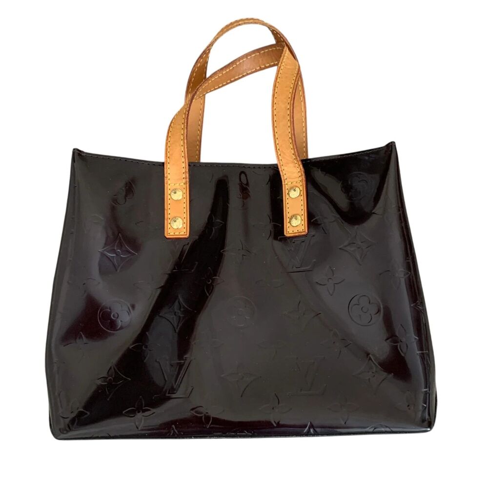 Louis Vuitton monogram vernis patent leather bag Reade amarante authentic with - Picture 3 of 7